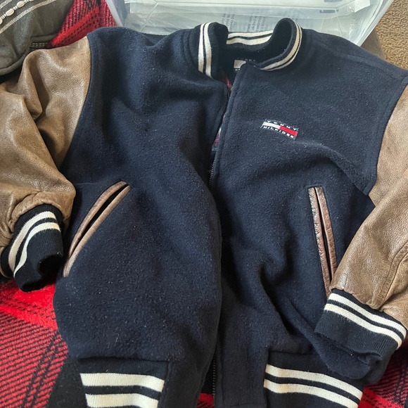 B1Vintage Youth Tommy Hilfiger Letterman Style Jacket